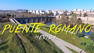 🇪🇸 PUENTE ROMANO DE MERIDA  ESPAÑA 70  2017  Turismo Vlog Documental [upl. by Airtened]