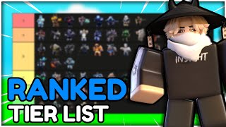 The BEST Season 7 Ranked Kit Tier List Roblox Bedwars [upl. by Notwal]