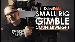 Small Rig 80d amp Sigma 1835 DSLR Counterweight for DJI Zhiyun and Moza Air [upl. by Enomis]