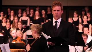 Handels Messiah  Recitative No 2 Comfort Ye  Ross Hauck [upl. by Mori]