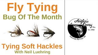 Fly Tying  Tying Soft Hackles With Neil Luehring flytying [upl. by Tremayne]