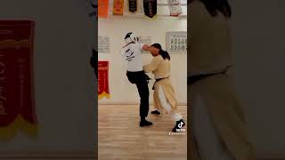 KUNG FU PARADA DE GOLPEGOLPE DE UPPERCUT EN RETROCESO Y GOLPE AL CUERPO 🐉 [upl. by Wilmette416]