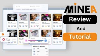 How To Use Minea Adspy  Minea Review And Tutorial [upl. by Eiznekcam]