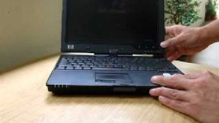 Awesome HP Compaq TC4200 good working laptop  Singapore Enterprise [upl. by Ellimaj]