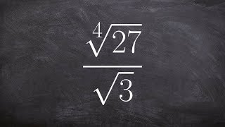 Simplifying a rational expression using rational exponents [upl. by Acinom]