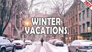 Winter Vacations 10 Best Places To Visit in USA During Winter Holidays [upl. by Terej991]