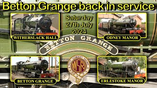 Grange Manor Hall Weekend at the West Somerset Railway 27th July 2024 [upl. by Ecinrev]