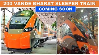 200 New Vande Bharat Sleeper coming soon  Indias fastest train Vande Bharat  Papa Construction [upl. by Nollid]