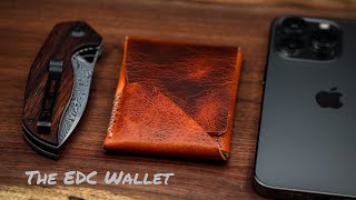 Topsider Mini Review  Minimalist Wallet from Open Sea Leather [upl. by Gibeon]