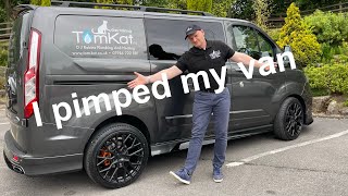 I PIMPED MY 2019 FORD TRANSIT CUSTOM LIMITED a review and a look at the ford transit custom limited [upl. by Sharon375]