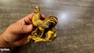 Feng Shui Rooster Figurine  Benefits and Significance [upl. by Namref]