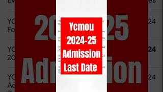 Ycmou Admission Last Date shorts ycmou admission exitexam news education [upl. by Oicaroh447]