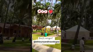 Beach Resort in Goa 2024  Beach Cottage  beach goa travel viral [upl. by Gader]