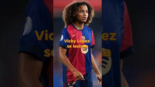 Vicky López se lesiona con la Selección Española shorts [upl. by Accissej]