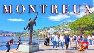 SWITZERLAND MONTREUX 🇨🇭 Picturesque Stroll the Beauty of Montreuxs Embankment of Lake Geneva [upl. by Wickner828]