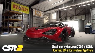 CSR2  720S Elite MAXED manual launch  tune amp shift  6807 [upl. by Jeffries]