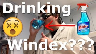 DrWeesnaws Lab  DRINKING WINDEX EXPERIMENT [upl. by Thorma]