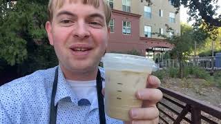 Review Starbucks’ New Iced Apple Crisp Nondairy Cream Chai Fall Drink [upl. by Alikee]