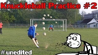 Knuckleball Free Kick Training 2  unedited UNREAL SHOTS [upl. by Travax]