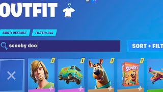 Fortnite x ScoobyDoo Collab Update [upl. by Eetnahs703]