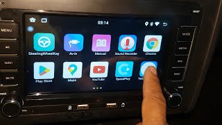 Change the car radio for Volkswagen touran Android screen installation [upl. by Romy628]