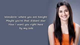 Julie Anne San Jose Right Where You Belong Lyrics On Screen [upl. by Aliac]