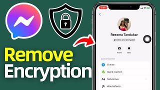 How To Remove End To End Encryption On Messenger [upl. by Terr]