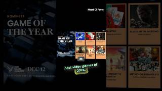 Game Awards 2024 nominees gameawards2024 geoffkeighley shorts usa [upl. by Greenwood]