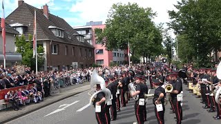 Schützenfest in NeussReuschenberg Impressionen vor der großen Königsparade am 14 Juli 2024 [upl. by Capwell]