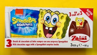 ASMR Unboxing SPONGEBOB Chocolate eggs [upl. by Avictor]