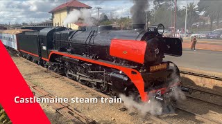 Castlemaine steam train [upl. by Badger]