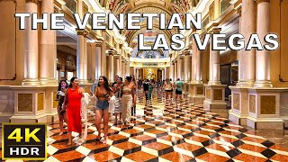 4K HDR The Venetian Las Vegas Walking Tour  2023  Las Vegas Nevada USA [upl. by Eyr314]