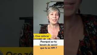 Je suis HPI Et  A quoi ça sert  zebre hautpotentiel hautpotentielintellectuel [upl. by Clovis]