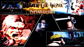 THIS HANDS DOWN IS THE NEW Best AOT Game Out There  ATTACK ON TITAN REVOLUTION [upl. by Dam823]