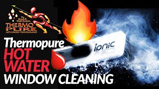 The Reach amp Wash Thermopure from Ionic Systems Hot water window cleaning [upl. by Akyeluz]