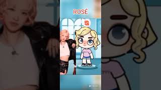 Rosé In Avatar World 🌎❤️  apt makeover rose avatarworld blackpink [upl. by Schiro]