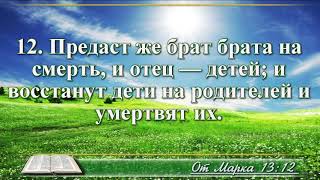 ВидеоБиблия Евангелие от Марка без музыки глава 13 читает Бондаренко [upl. by Ailina797]