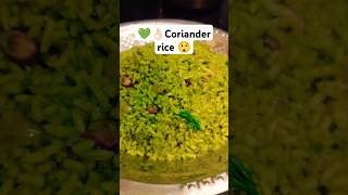 Coriander rice recipe in Tamil corienderrice recipeintamil shorts [upl. by Anitnamaid]