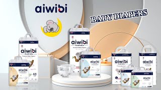 AIWIBI  DISPOSABLE BABY DIAPERS [upl. by Aamsa]