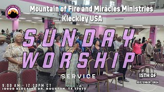 SUNDAY SERVICE SEPTEMBER 15 2024  MFM KLECKLEY USA [upl. by Ylatfen762]