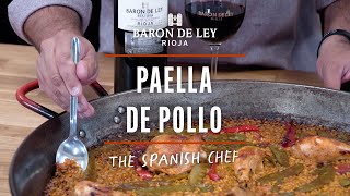 Spanish Chicken Paella  Barón de Ley  The Spanish Chef [upl. by Vyse50]