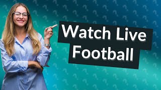 How to watch football live match today [upl. by Utimer89]