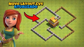 MEU NOVO LAYOUT CV4  LAYOUT CV4 ATUALIZADO✔️ clashofclans [upl. by Rori]