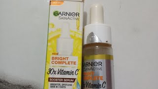 Garnier bright complete booster serum [upl. by Noda]