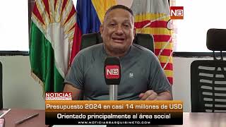 Presupuesto de Iribarren en el 2024 será de casi 14 millones de Dólares [upl. by Carlos181]