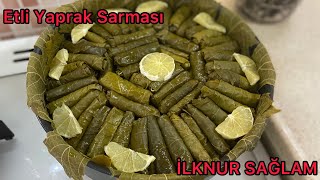 Etli Yaprak SarmasıLokum Gibi Dağılmadan Pişen Etli Sarma Nasıl Yapılır💯Sarma TarifleriEtli Sarma [upl. by Shirk]