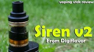 Siren V2 Beta MTL GTA RTA from Digiflavor  Review [upl. by Hajar]