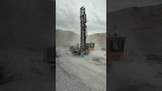 Dusty Epiroc Rotary Blasthole Drilling Rigs In Action shorts [upl. by Kablesh]