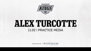 Forward Alex Turcotte  1101 LA Kings Practice in El Segundo [upl. by Burnsed692]