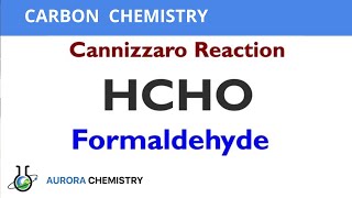 ✍️ CANNIZZARO reaction of FORMALDEHYDE HCHO [upl. by Yesrod240]